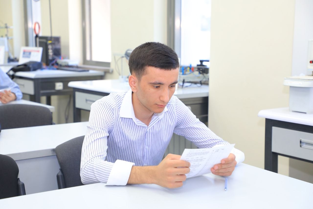 Toshkent arxitektura-qurilish universiteti talabalari o‘rtasida Fizika fanidan olimpiadaning universitet bosqichi bo‘lib o‘tmoqda